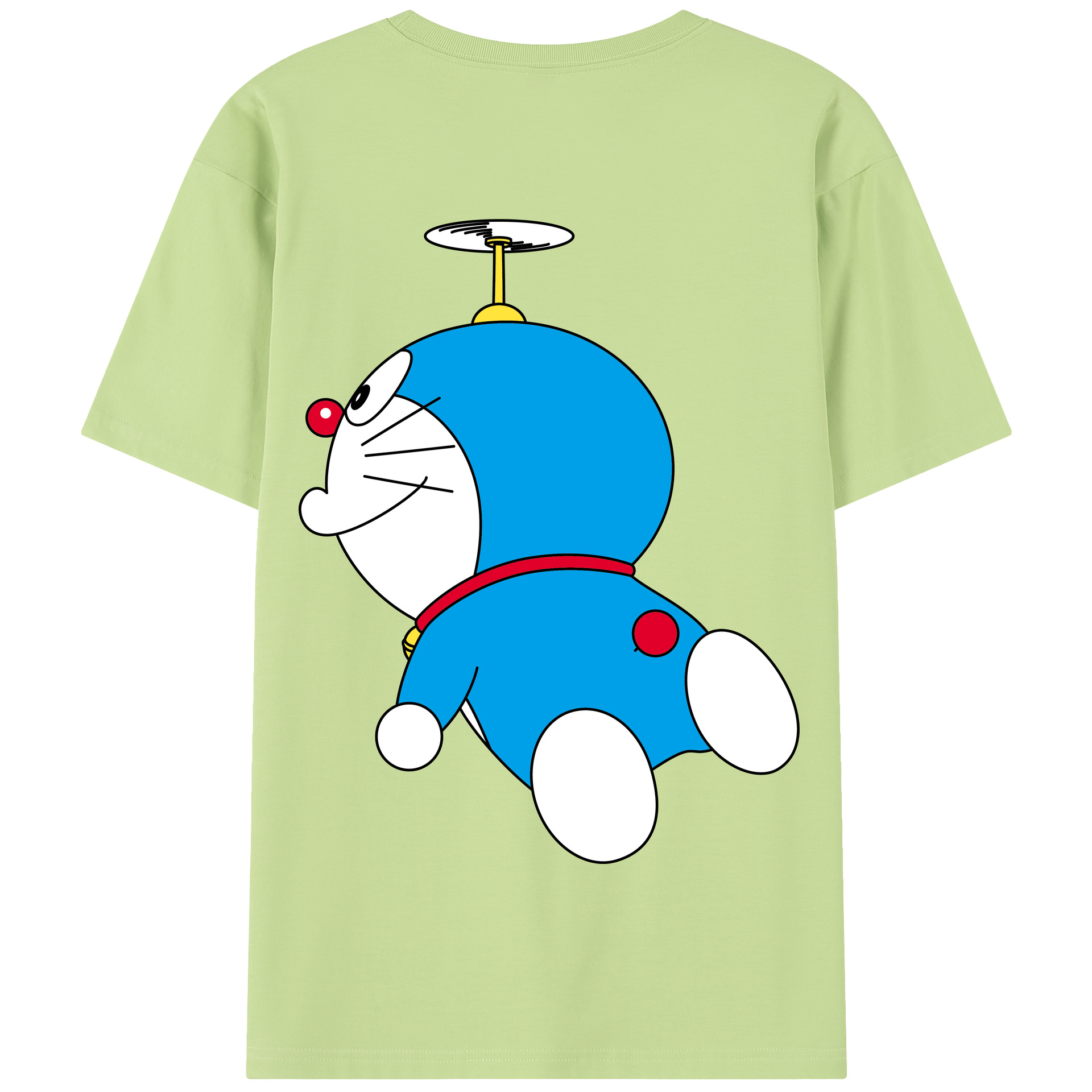 （画像用） ドラえもん Doraemon 綿100％半袖Tシャツ（背面プリント）